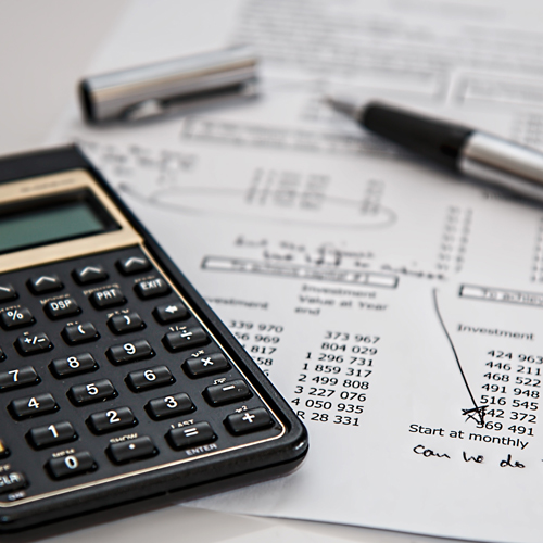 Investment Advisory Services Calculator with Financials